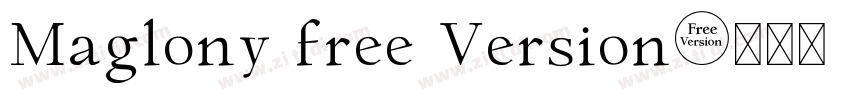 Maglony free Version字体转换